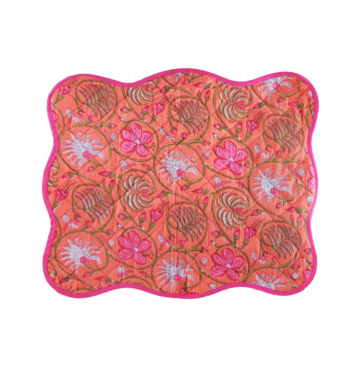 Hibiscus Quilted Table Mats (Set of 2) The PDKF Store
