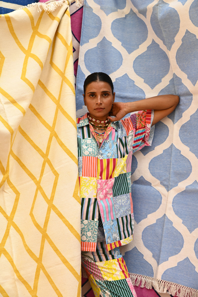Striped patchwork Shirt
