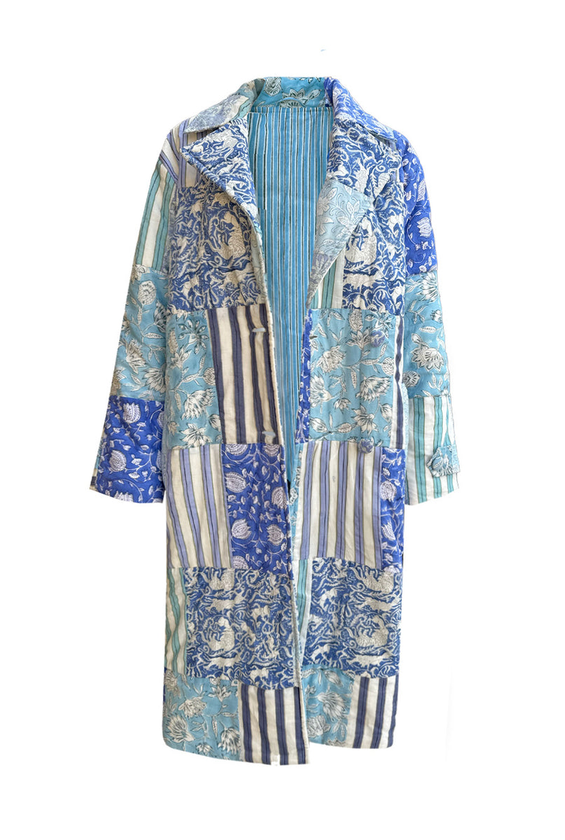 Patchwork Quilted Overcoat – The PDKF Store